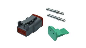 Connector Kit, Receptacle / Pin, 2 Contacts
